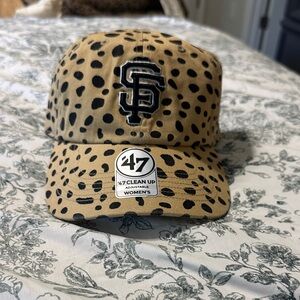 47 SF Giants Cheetah Print Baseball Hat
